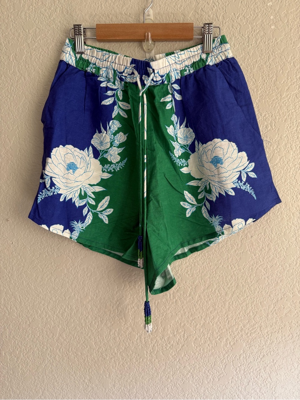 FARM Rio Soft Garden Linen-Blend Shorts
